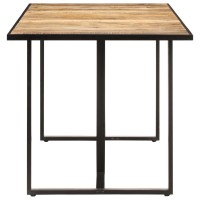 vidaXL Dining Table 709 Rough Mango Wood 0695