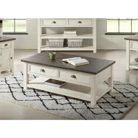 Martin Svensson Home Monterey Coffee Table Cream White and Brown