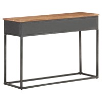 vidaXL Console Table 43.3x13.8x29.5 Solid Acacia Wood