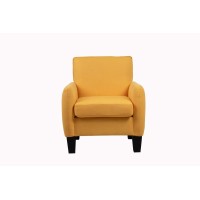 Alyssa Yellow Linen Accent Armchair
