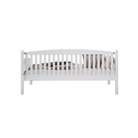 Acme Caryn Wooden Twin Mission Style Daybed With Slightly Curved Back In White