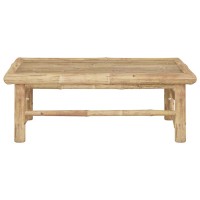 vidaXL Garden Table 256x256x118 Bamboo 3149