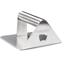 Fangsun Burger Smasher Burger Press For Griddle Grill Press Kit For Flat Top Grill Cooking 55 Inch Stainless Steel Hamburger