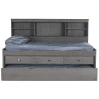 Os Home And Office 83222-K3-Kd Daybed, Twin, Charcoal Gray
