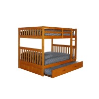 Full over Full Bunk Bed with Twin Sized Trundle