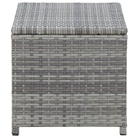 vidaXL Coffee Table Anthracite 276x157x15 Poly Rattan 6003