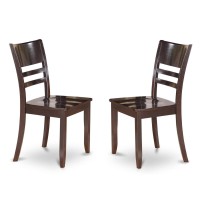 East West Furniture Sudbury Wood 5-Piece Dining Set In Cappuccino Suly5-Cap-W