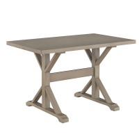 Carolina Chair & Table Co At4830-Wg Dining Table, Weathered Gray