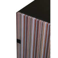 Nightstand 1 Cabinet BlackMulti