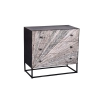 3 Drawer Chest Black