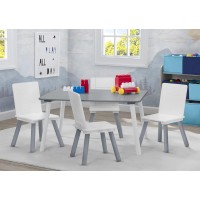 Delta Children Kids Table And Chair Set 4 Chairs Included Ideal For Arts Crafts Snack Time Homeschooling Homework Mor