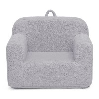 Delta Children Cozee Sherpa Chair, Grey