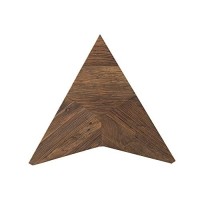 Benjara Wood Corner Table With Bottom Shelf And Angular Edges, Brown