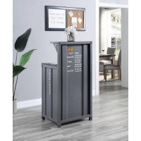 AcME cargo Reception Desk in gunmetal Finish Ac00378D0102H7cB38