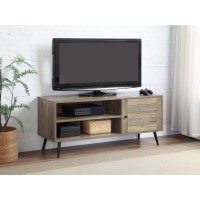 AcME Baina II TV Stand in Rustic Oak Black Finish LV00746D0102HIIQ3A