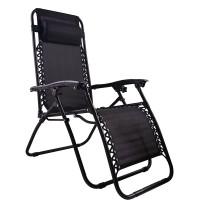 Btexpert Adjustable Steel Mesh Zero Gravity Lounge Chair Case Outdoor Patio Recliner Beach Yard Garden With Pillow Utility Tray