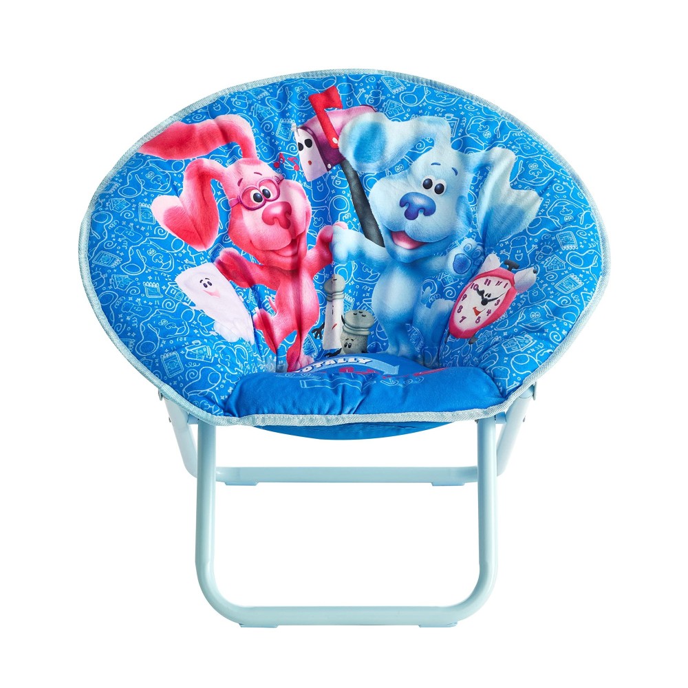 Nickelodeon Blues Clues Toddler 19? Folding Saucer Chair With Cushion, Ages 3+, Polyester