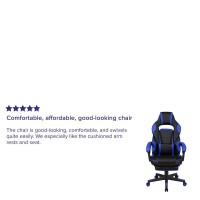 X40 Gaming Chair Racing Ergonomic Computer Chair with Fully Reclining BackArms SlideOut Footrest Massaging Lumbar BlackBl