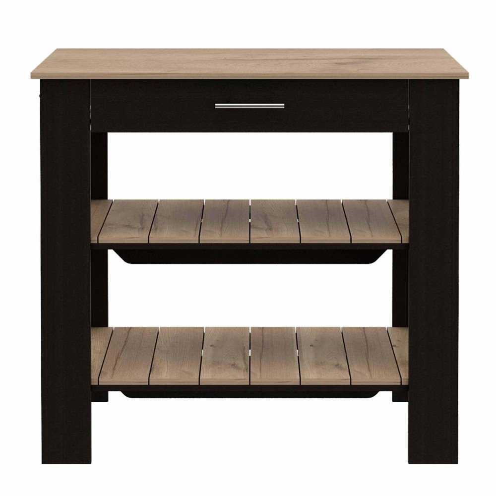 Brooklyn 40 Kitchen Island Two Shelves One Drawer(D0102H2R0XW)