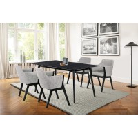 Armen Living Westmont And Renzo 5 Piece Dining Set, 59