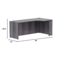 Lorell Essentials Credenza, Gray