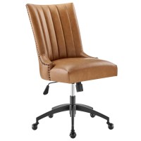 Empower Channel Tufted Vegan Leather Office Chair