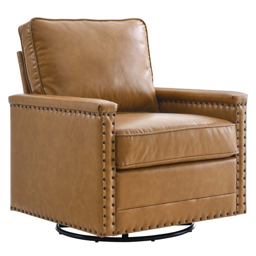 Modway Ashton Sofas, Swivel Chair, Tan