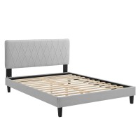 Phillipa Performance Velvet King Platform Bed