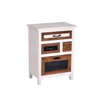 Nightstand in WhiteTanGray