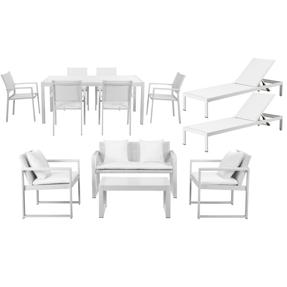 Chester 13 Piece Set White White