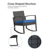 Patio Furniture Set Outdoor Wicker Bistro Set Modern Rattan Patio Chairs Conversation Set With Coffee Table For Balcony Porch G