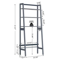 Mallking Over The Toilet Storage Wooden 3Tier Overthetoilet Rack Bathroom Space Saver Organizer Freestanding Above Toilet W