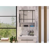 Tatacoa Mirror Cabinet White