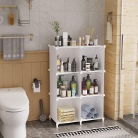 Homidec Bathroom Organizer Cube Storage Organizer Closet Storage Cube Shelf Storage Bookcase Bookshelf