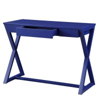 Acme Nalo Console Table In Twilight Blue Finish