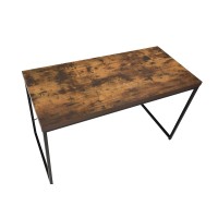 Acme Bob Console Table In Weathered Oak & Black Finish