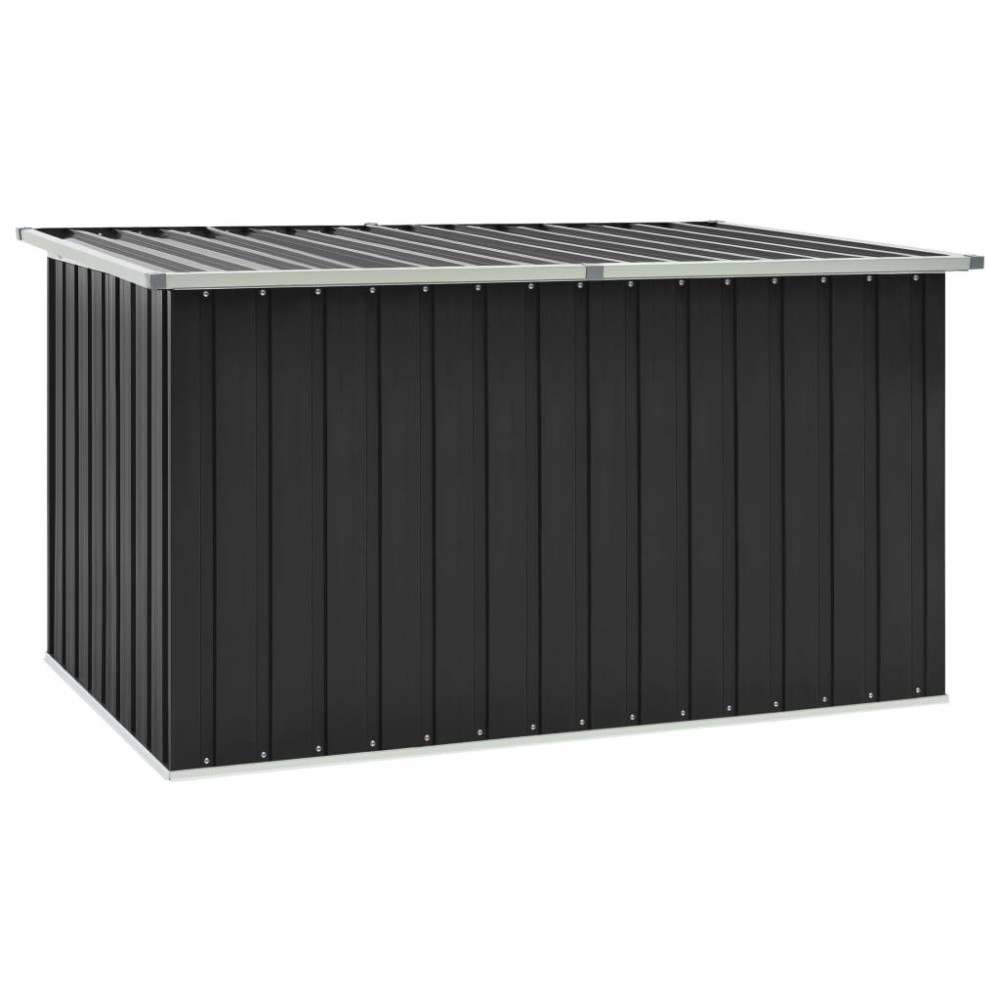 vidaXL Patio Storage Box Anthracite 673x39x366