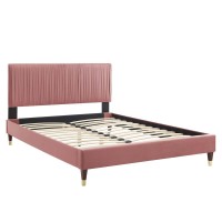 Peyton Performance Velvet Full Platform Bed