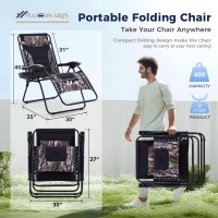 Maison Arts Oversize Xl Padded Zero Gravity Lawn Chair Anti Gravity Lounge Chair Adjustable Recliner Wpillow Cup Holder Outdo