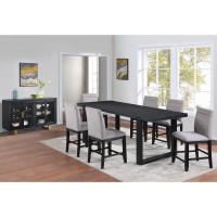 Yves 8pc Counter Height Dining Set
