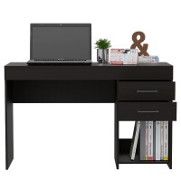 Austin Writing computer Desk Two Drawers One cabinet(D0102H2R0R7)