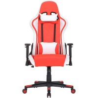 Hanover Commando Gas Lift 2Tone Gaming Chair Faux Leather Cushions