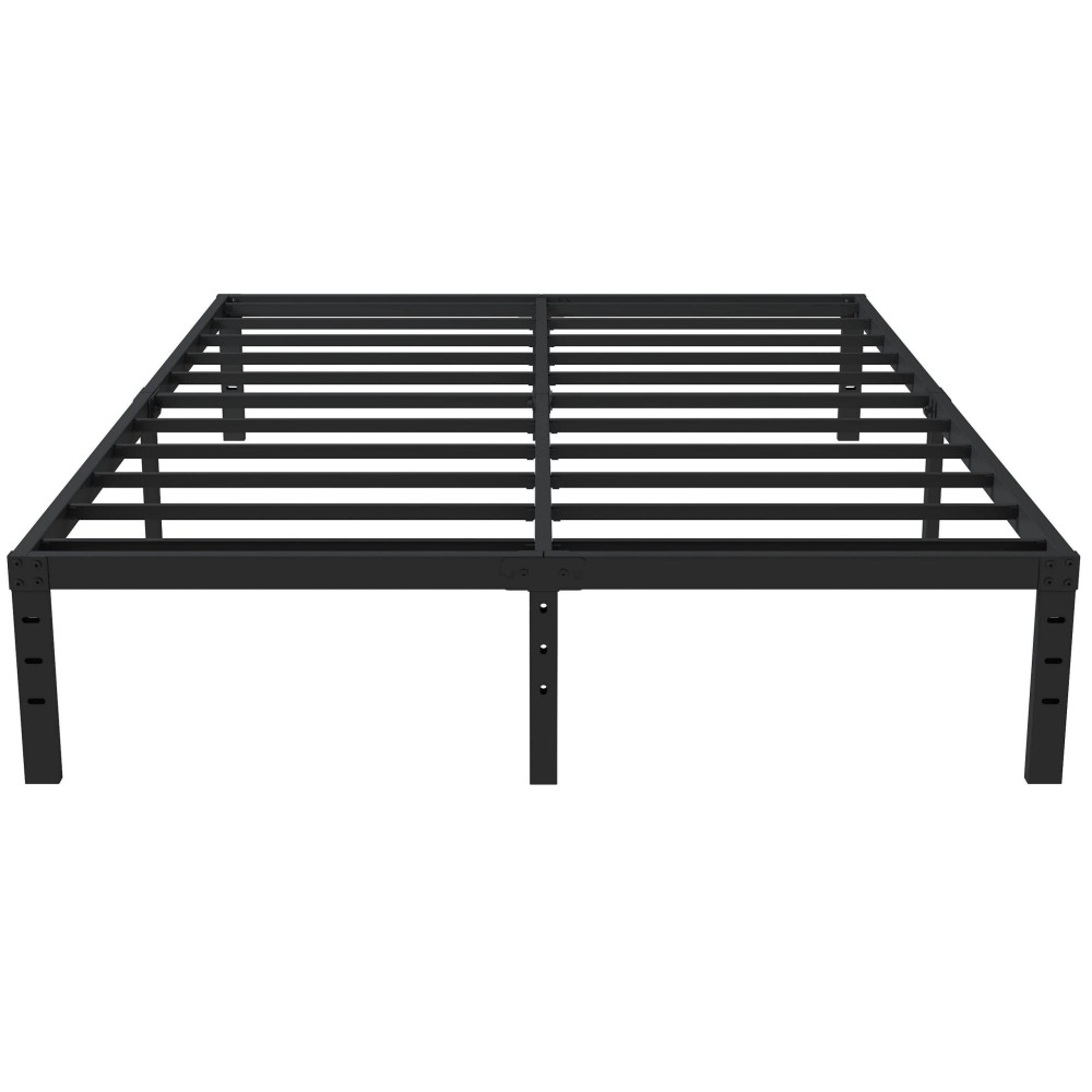 Upcanso 16 Inch King Bed Frame Heavy Duty Metal Platform King Size Bed Frames With 14 Inch Storage Easy Assembly 3 500 Lbs Stee