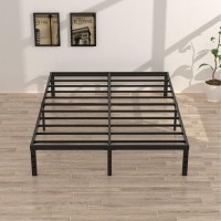 Upcanso 16 Inch King Bed Frame Heavy Duty Metal Platform King Size Bed Frames With 14 Inch Storage Easy Assembly 3 500 Lbs Stee