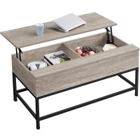 Yaheetech Lift Top Coffee Table With Storage, 40.5