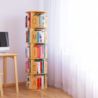 360Rotating Bookshelf, Children'S Round Floor-To-Ceiling Bookcase, Stimulate Children'S Interest In Reading