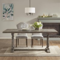 Tristan Rectangular Dining Table (2 pedestal leg)