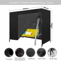 Slan Arrow 2 Seater Patio Swing Cover Outdoor Swing Chair Cover Hammock Glider Cover Durable Waterproof Dustproof Windproof All