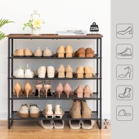 Hoobro Shoe Rack 5Tier Shoe Storage Unit Shoe Organizer Shelf For 1620 Pairs Saving Space Durable And Stable For Entryway