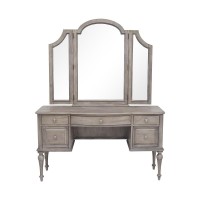 Highland Park Vanity, Mirror and Bench - Driftwood